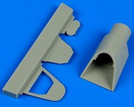  Quickboost (by Aires)  1/48 Bf.109G Opened Cockpit Rear Bulkhead Standard for EDU (D)<!-- _Disc_ --> QUB48636