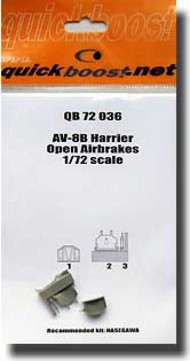  Quickboost (by Aires)  1/72 AV-8B Harrier Open Airbrakes QUB72036