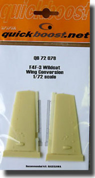 Quickboost (by Aires)  1/72 F4F-3 Wildcat Wing Conversion QUB72078