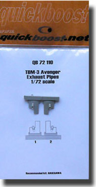  Quickboost (by Aires)  1/72 TBM-3 Avenger Exhaust Pipes QUB72110