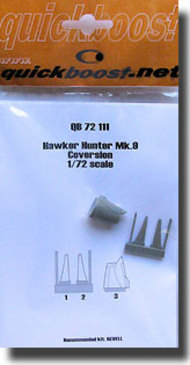  Quickboost (by Aires)  1/72 Hawker Hunter Mk.9 Conversion QUB72111