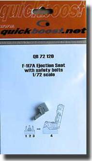  Quickboost (by Aires)  1/72 F-117A Ejection Seat w/ Safety Belts QUB72120