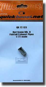  Quickboost (by Aires)  1/72 Hurricane Mk.II Fishtail Exhaust Pipes QUB72123