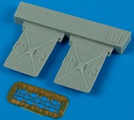  Quickboost (by Aires)  1/72 F-14 Air Intake Covers w/Photo-Etch for HSG (D)<!-- _Disc_ --> QUB72372