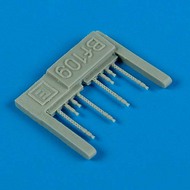  Quickboost (by Aires)  1/72 Bf.109E Gun Barrels for ARX QUB72389