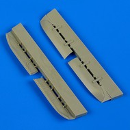  Quickboost (by Aires)  1/72 Bf.110 Undercarriage Covers for EDU QUB72433