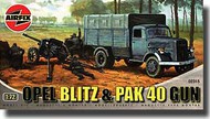 Opel Blitz German Army Truck w/ 40 Pak Gun #ARX2315