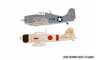 Grumman F4F-4 Wildcat & Mitsubishi Zero Dogfight Double #ARX50184