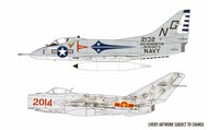  Airfix  1/72 Mikoyan MiG-17 & Douglas A-4 Skyhawk Dogfight Double ARX50185