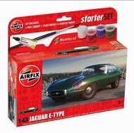  Airfix  1/43 Jaguar E-Type Small Starter Set ARX55009