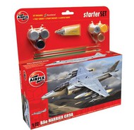  Airfix  1/72 BAE Harrier GR9A Fighter Large Starter Set w/paint & glue ARX55300