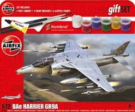  Airfix  1/72 BAe Harrier GR.9 Starter Set includes 6 Acrylic paints, 2 brushes and poly cement ARX55300A