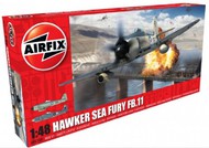  Airfix  1/48 Hawker Sea Fury FB II Aircraft (New Tool) ARX6105