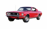  Airfix  NoScale 1968 Ford Mustang GT QUICKBUILD Blue* ARXJ6035
