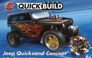  Airfix  Unknown Jeep Quicksand Concept QUICK BUILD Blue (No glue or paint required) ARXJ6038