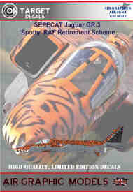  Air-Graphic Models  1/48 Sepecat Jaguar Gr.3 'Spotty' RAF Retirement Scheme AIR48-001