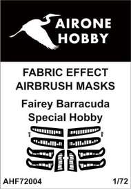  Airone Hobby  1/72 Fairey Barracuda Mk.II/Mk.III fabric effect aileron and control surfaces airbrush masks AHF72004