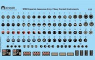  Airscale Model Aircraft Enhancements  1/32 WWII IJA/IJN Instrument Dials (Decal) AIC3215