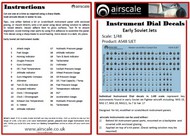  Airscale Model Aircraft Enhancements  1/48 Early Soviet Jets Instrument Dials (Decal) AIC4806