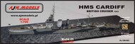  AJM Models  1/700 HMS Cardiff 1943 AJM700-031