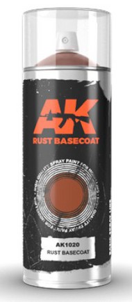  AK Interactive  NoScale Rust Lacquer Basecoat 150ml Spray AKI1020