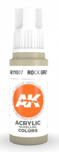  AK Interactive  NoScale Rock Grey Acrylic Paint 17ml Bottle AKI11007