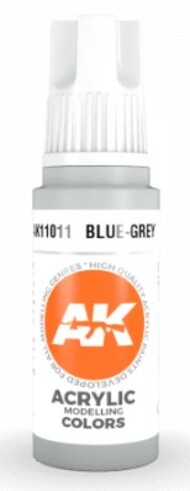  AK Interactive  NoScale Blue Grey Acrylic Paint 17ml Bottle AKI11011