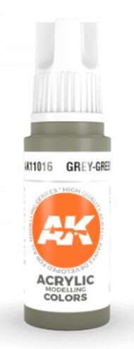  AK Interactive  NoScale Grey Green Acrylic Paint 17ml Bottle AKI11016