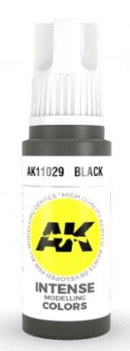  AK Interactive  NoScale Black Acrylic Paint 17ml Bottle AKI11029