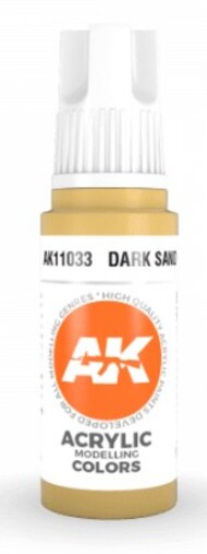  AK Interactive  NoScale Dark Sand Acrylic Paint 17ml Bottle AKI11033