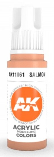  AK Interactive  NoScale Salmon Acrylic Paint 17ml Bottle AKI11061