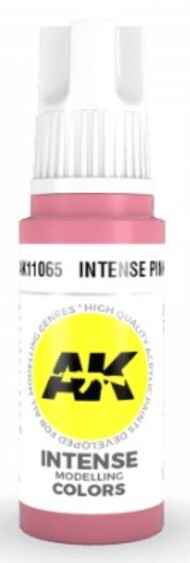  AK Interactive  NoScale Intense Pink Acrylic Paint 17ml Bottle AKI11065