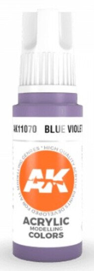  AK Interactive  NoScale Blue Violet Acrylic Paint 17ml Bottle AKI11070