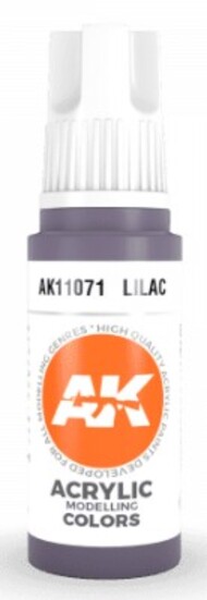  AK Interactive  NoScale Lilac Acrylic Paint 17ml Bottle AKI11071
