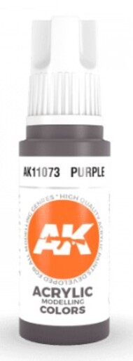  AK Interactive  NoScale Purple Acrylic Paint 17ml Bottle AKI11073