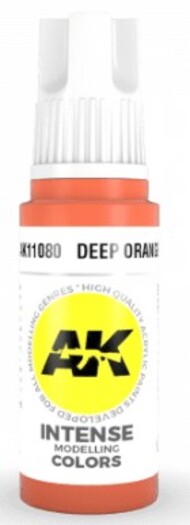 Deep Orange Acrylic Paint 17ml Bottle #AKI11080
