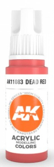  AK Interactive  NoScale Dead Orange Acrylic Paint 17ml Bottle AKI11083