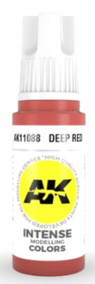  AK Interactive  NoScale Deep Red Acrylic Paint 17ml Bottle AKI11088
