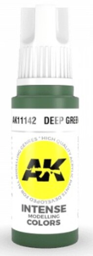 Deep Green Acrylic Paint 17ml Bottle #AKI11142