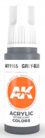 Grey Blue Acrylic Paint 17ml Bottle #AKI11165