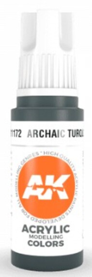  AK Interactive  NoScale Archaic Turquoise Acrylic Paint 17ml Bottle AKI11172