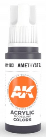  AK Interactive  NoScale Amethyst Blue Acrylic Paint 17ml Bottle AKI11183