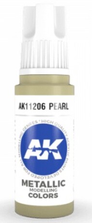  AK Interactive  NoScale Pearl Metallic Acrylic Paint 17ml Bottle* AKI11206