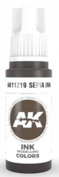 Sepia Ink Acrylic Paint 17ml Bottle #AKI11219