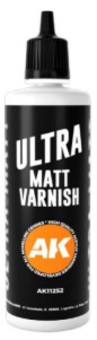  AK Interactive  NoScale Ultra Matt Varnish 100ml Bottle AKI11252