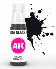 Color Punch: Black Purple 3G Acrylic Paint 17ml Bottle #AKI11270