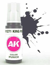  AK Interactive  NoScale Color Punch: King Purple 3G Acrylic Paint 17ml Bottle AKI11271