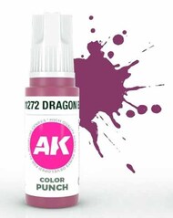  AK Interactive  NoScale Color Punch: Dragon Blood 3G Acrylic Paint 17ml Bottle AKI11272