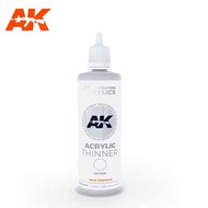  AK Interactive  NoScale Acrylic Thinner 100ml Bottle AKI11500