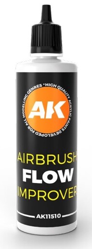  AK Interactive  NoScale Acrylic Airbrush Flow Improver 100ml Bottle AKI11510